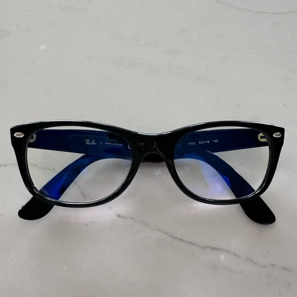 Ray-Ban Wayfarer 5185 Prescription Eyeglass Frames Size 52-18-145 Black Unisex - Picture 2 of 15